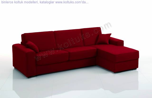 Bordo Modern Köşe Koltuk Modeli