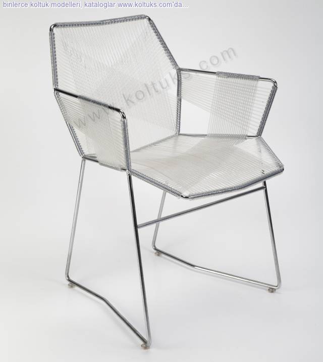 Metal Sandalye Sekizgen Kollu