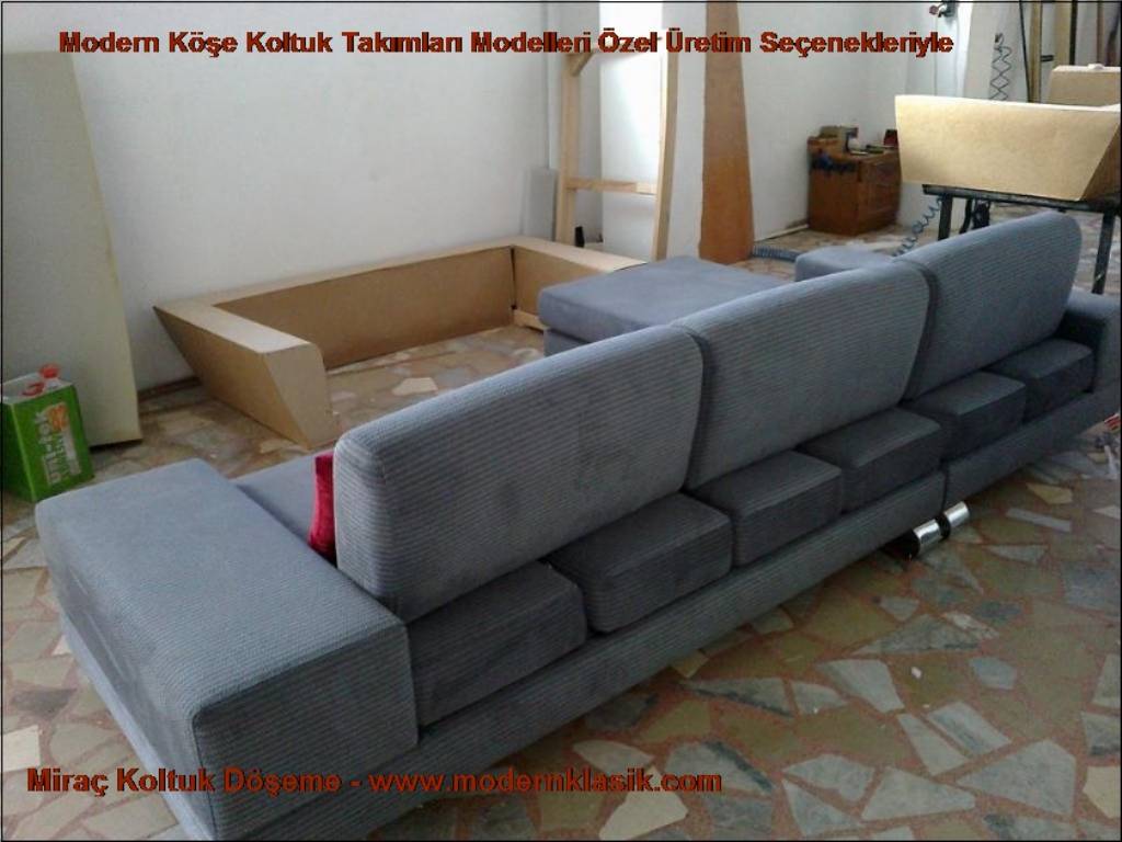 Mekanizmalı Modern Köşe Koltuk