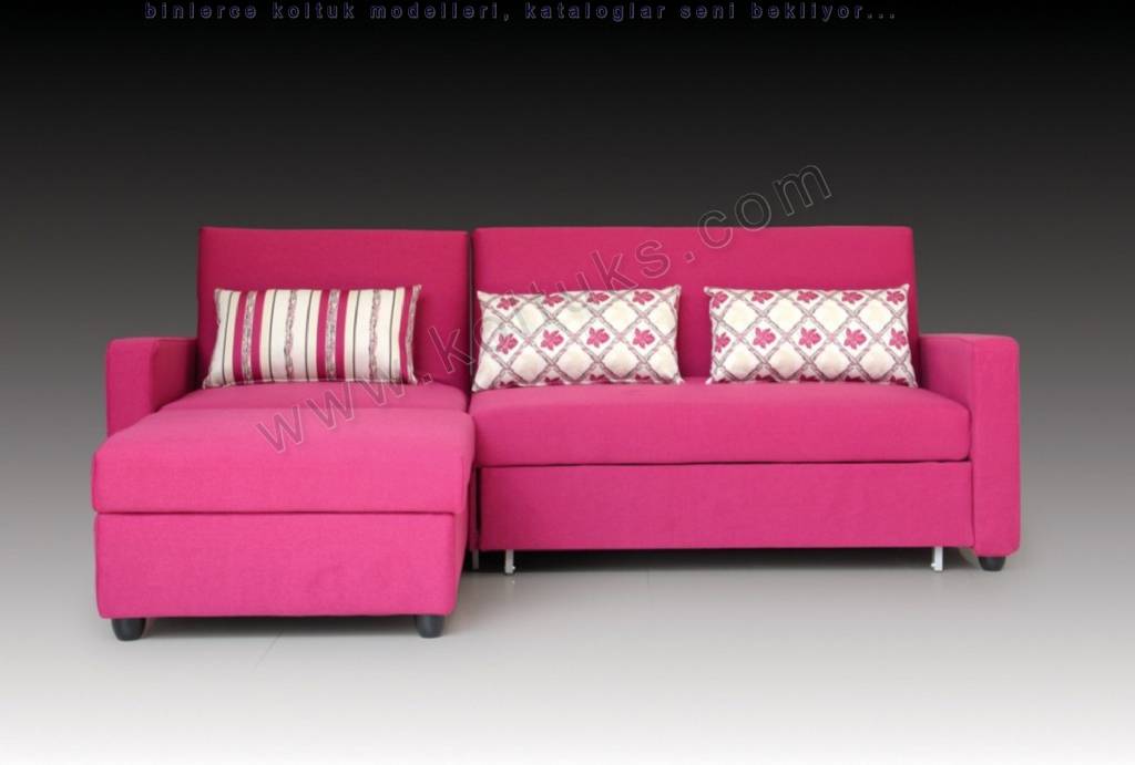 Pembe Modern Koltuk Takımı