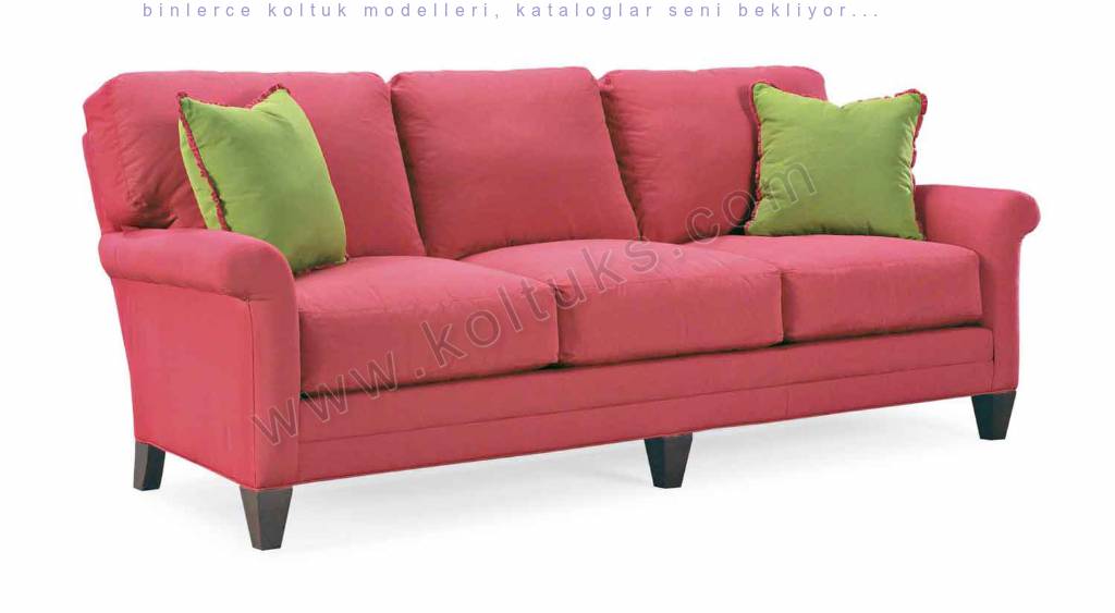 Pembe Tekli Koltuk Takımı