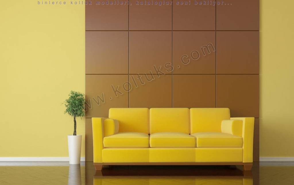 Sarı Renk Oturma Grubu