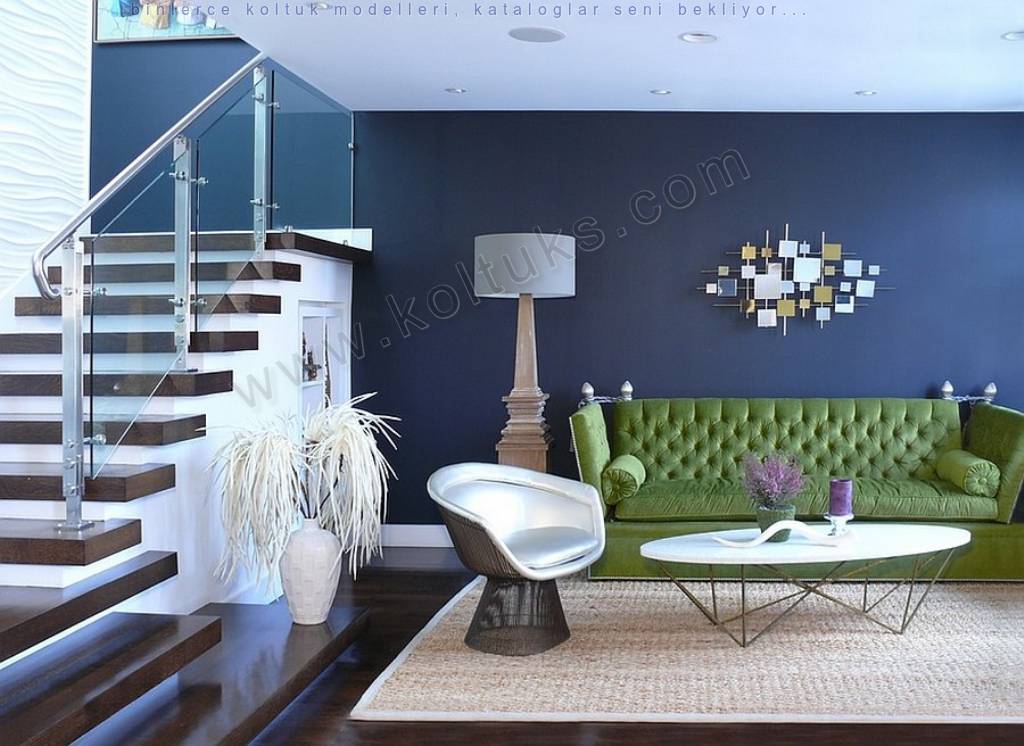 Yeşil Modern Koltuk Takımı