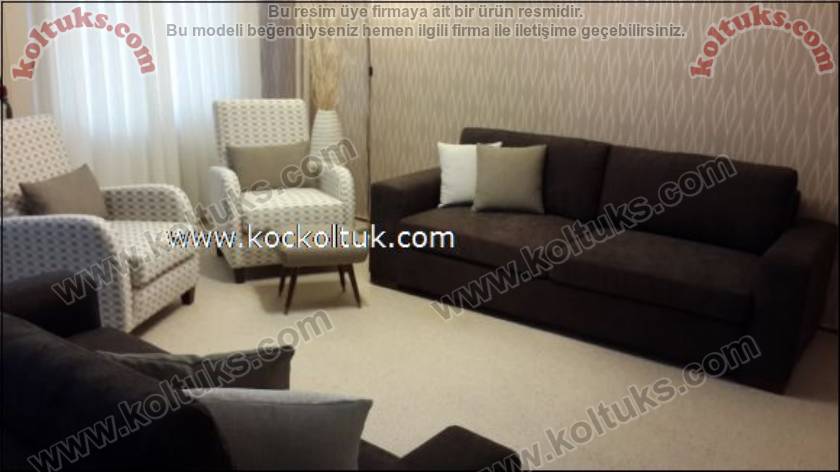 MODERN KOLTUK TAKIMI 2 ÜÇLÜ 2 TEKLİ